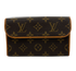 Riñonera, 590€, Bolso, Marrón, Canvas - General, Vista frontal